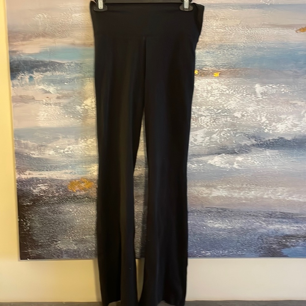 Flare Leg Black Sweatpants
